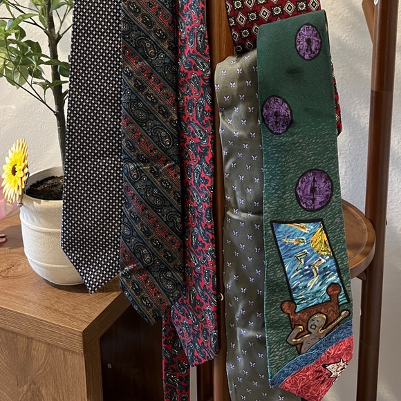 Lot of designer ties:The Beatles Pierre Balmain Burma Bibas Hanover Brooks